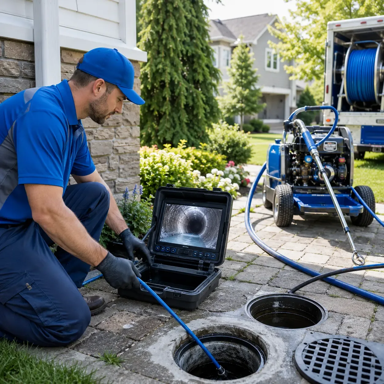 Outdoor drain cleaning professionals serving Telford, PA