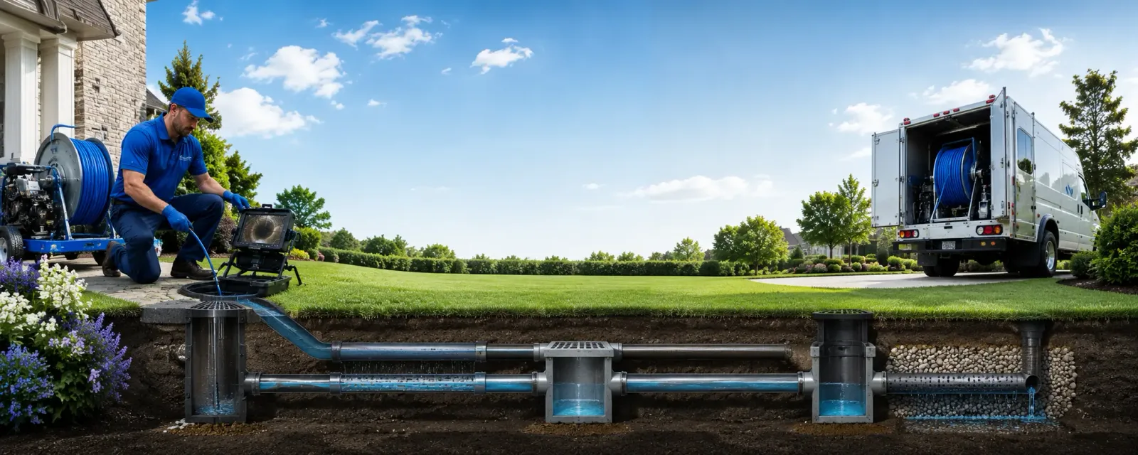 Outdoor drain cleaning information for Telford, PA